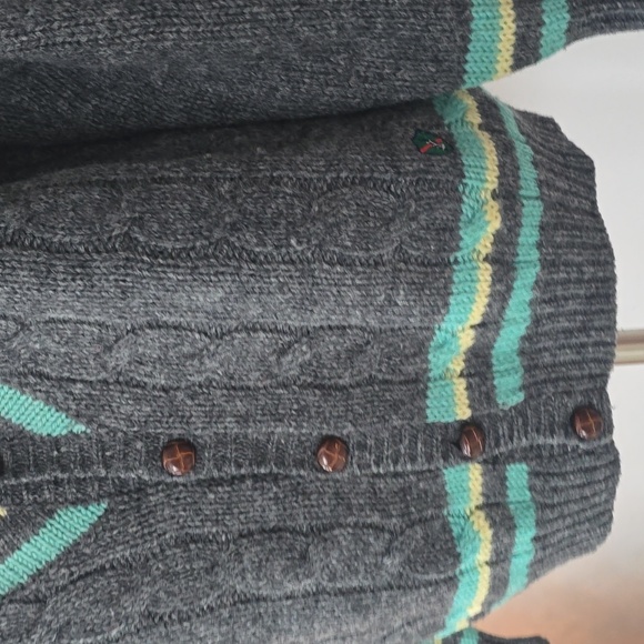 Golf And Green | Wool Cardigan Sweater - Picture 3 of 10